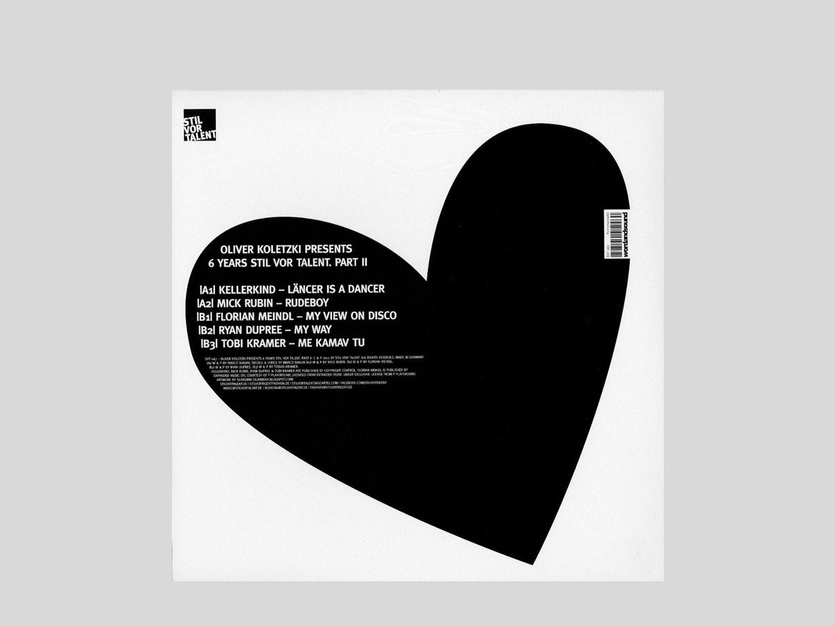 SVT067 VARIOUS ARTISTS | 6 Years Stil vor Talent - Part II | 12" Vinyl