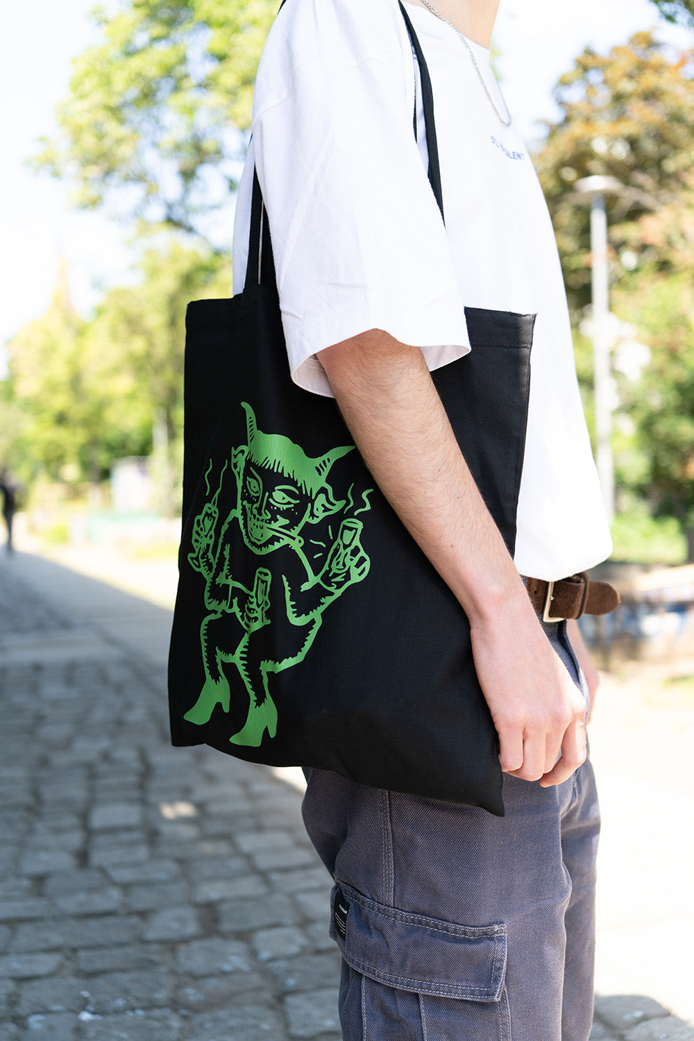Tote Bag Devil Illustration