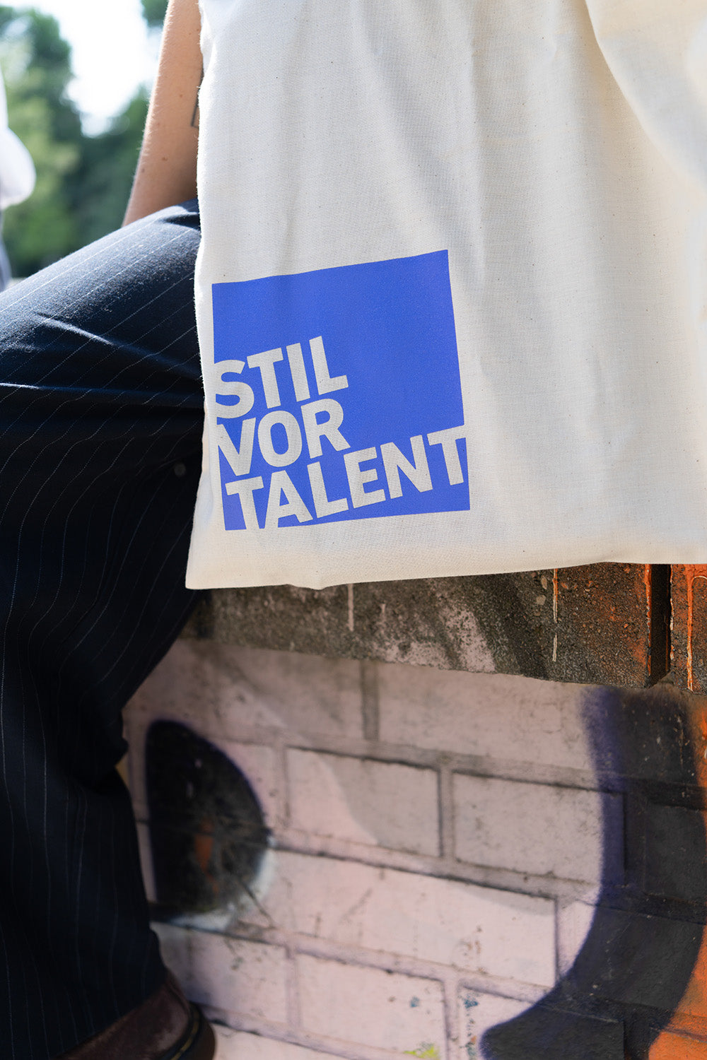 Tote Bag Stil vor Talent Logo