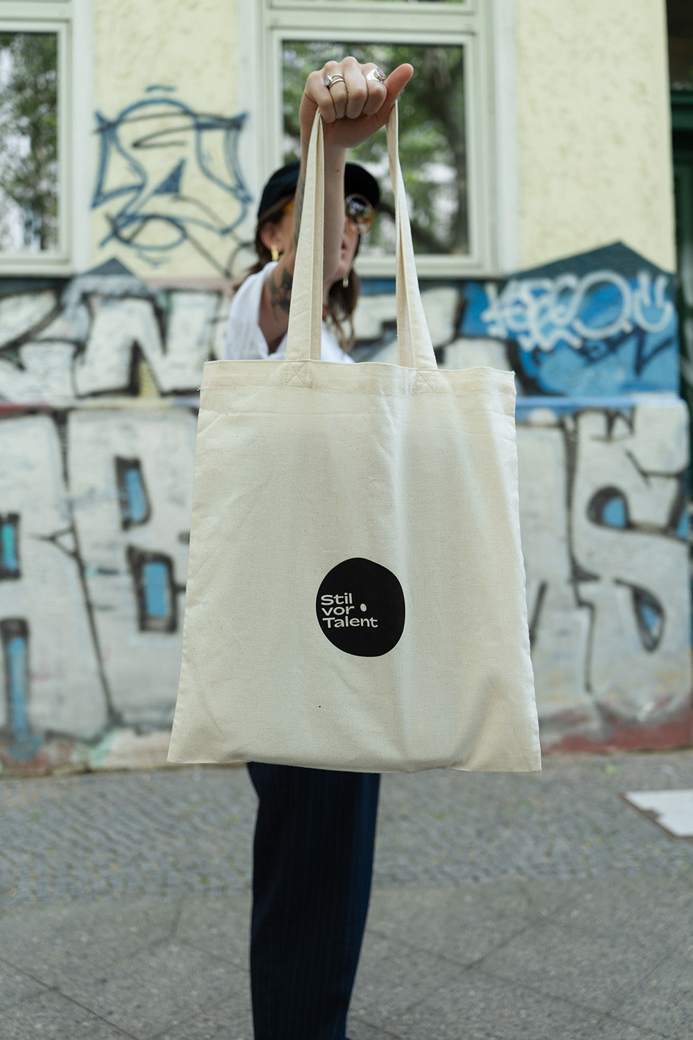 Tote Bag Stil vor Talent 20th Anniversary Logo