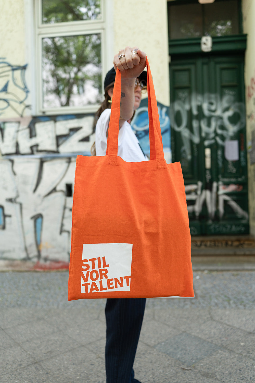Tote Bag Stil vor Talent Logo