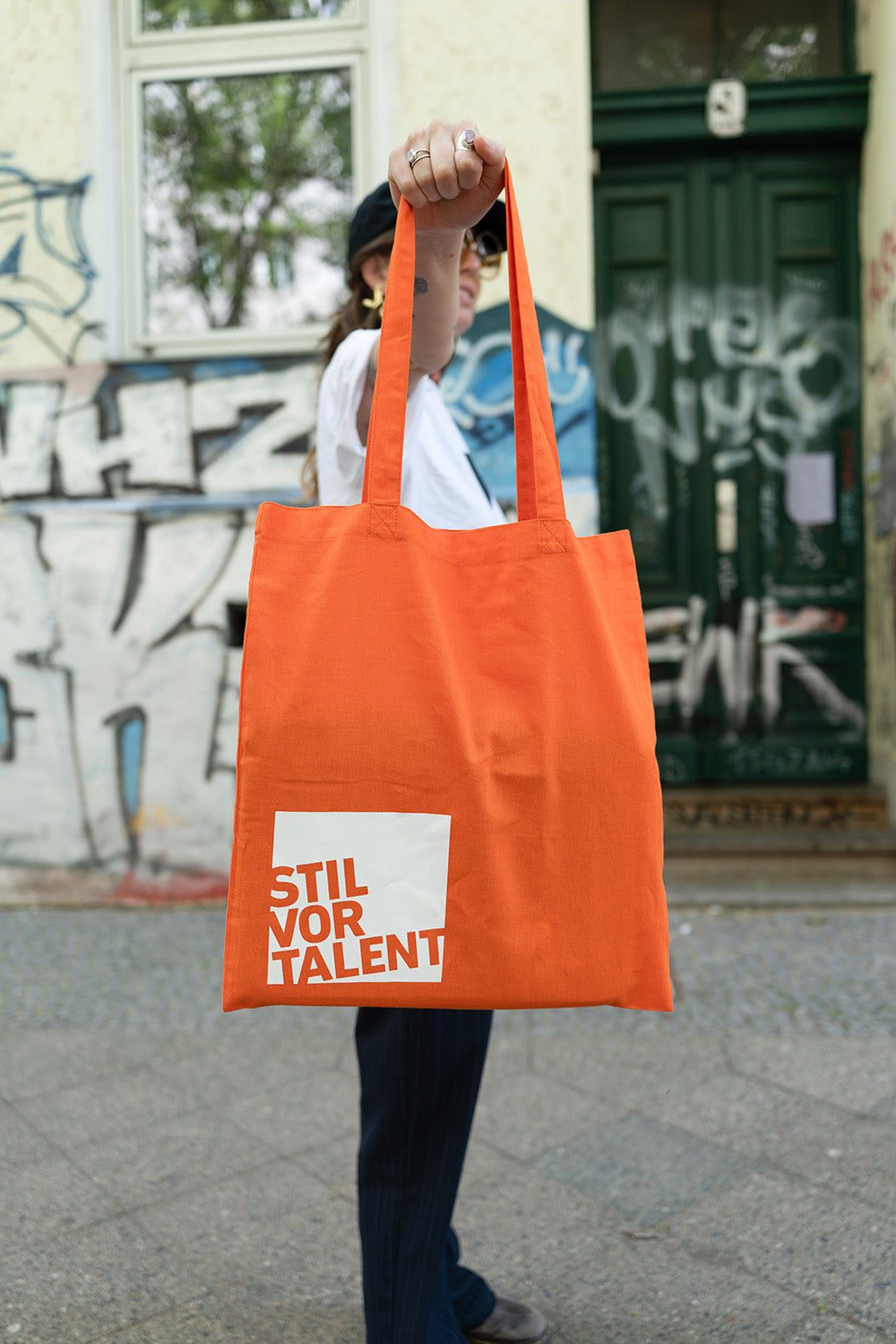 Tote Bag Stil vor Talent Logo