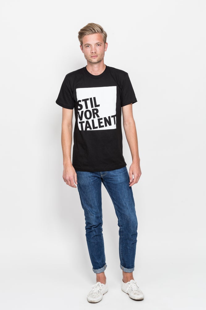 Stil vor Talent White Logo T-Shirt Black