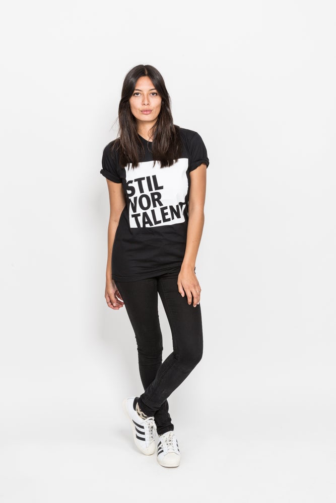 Stil vor Talent White Logo T-Shirt Black