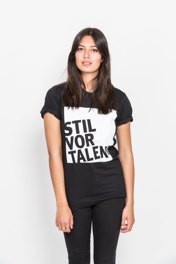 Stil vor Talent White Logo T-Shirt Black